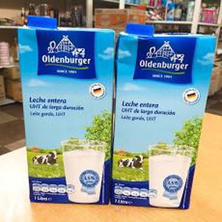 sữa nguyên kem không đường Oldenburger Đức 1L date 01/2022