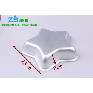 Khuôn bánh hình ngôi sao -khuôn nhôm làm bánh thạch rau câu ,khuôn bánh nướng