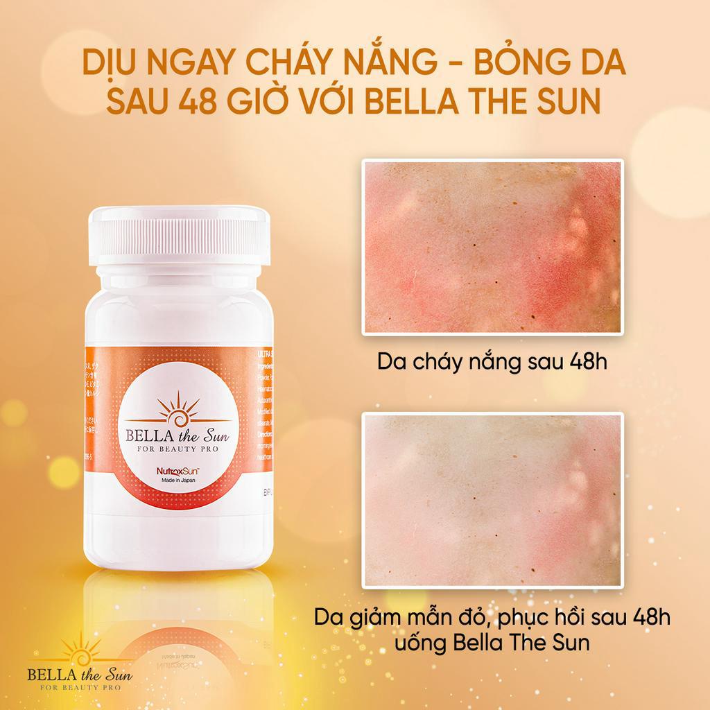 Viên uống chống nắng nội sinh Bella The Sun 30 viên Nhật Bản Chính Hãng