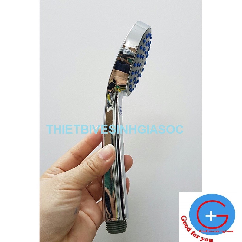 Bộ vòi hoa sen, sen tắm bát nhựa mạ mặt nhỏ | TẶNG CÀI SEN