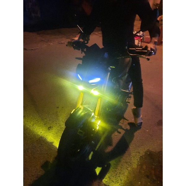 Pát inox 304 lắp bi cầu mini cho yamaha MT15 giá 1 cặp