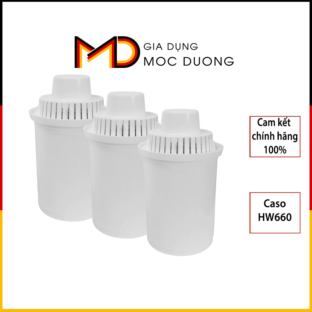 Set 3 lõi lọc bình thủy Caso HW660, chuyên dùng cho bình thủy Caso HW660, chính hãng