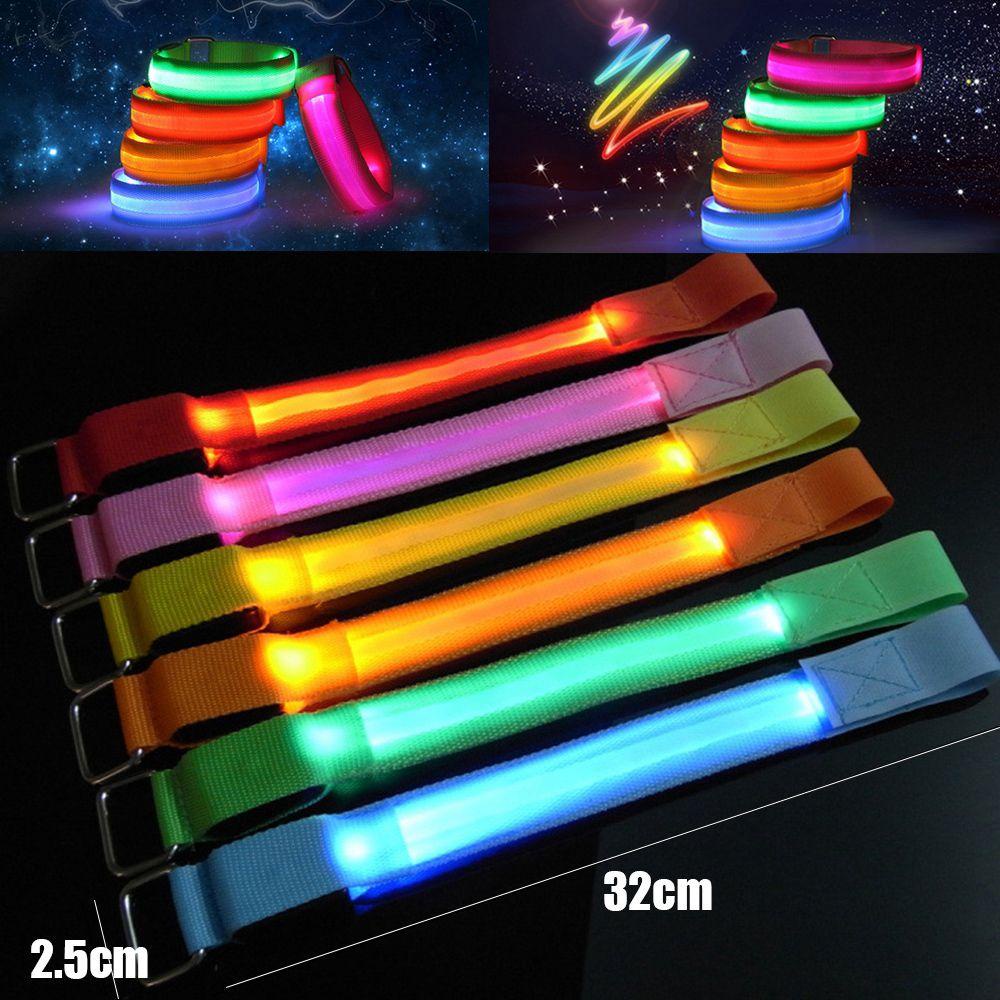 1 Vòng Đeo Tay Đèn LED Phản Quang An Toàn Khi Chạy Bộ Ban Đêm