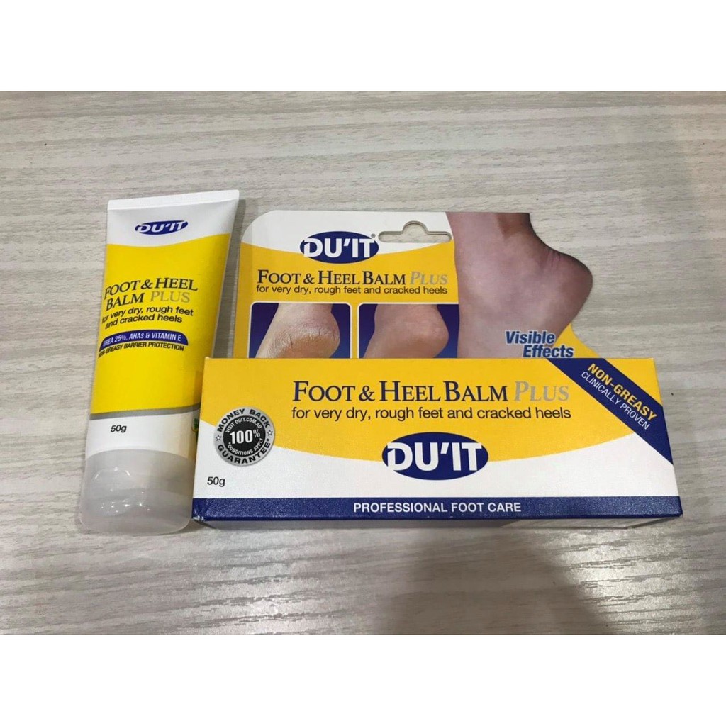 Kem chữa nứt gót chân DU'IT Foot & Heel Balm 50g Australia