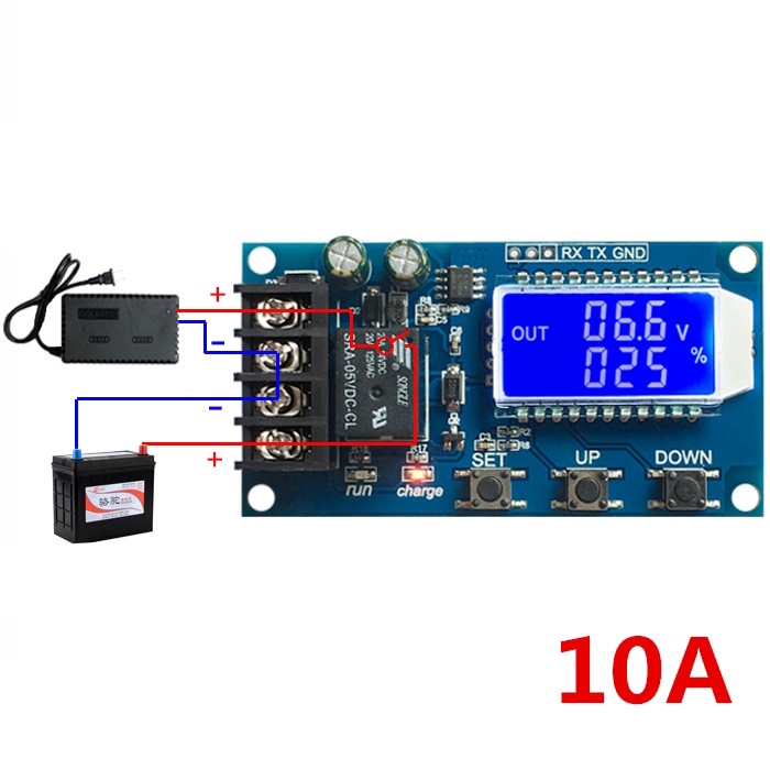 Bảng mạch điều khiển sạc năng lượng mặt trời 6-60v 30A 10A 12v 24v 36v 48v