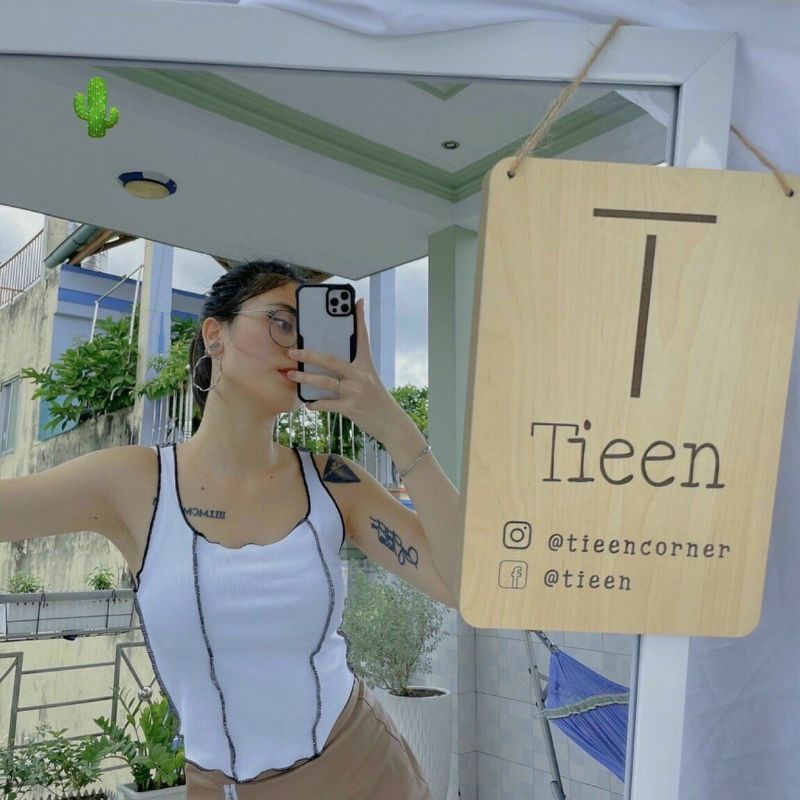 Áo ba lỗ viền nổi bần bật