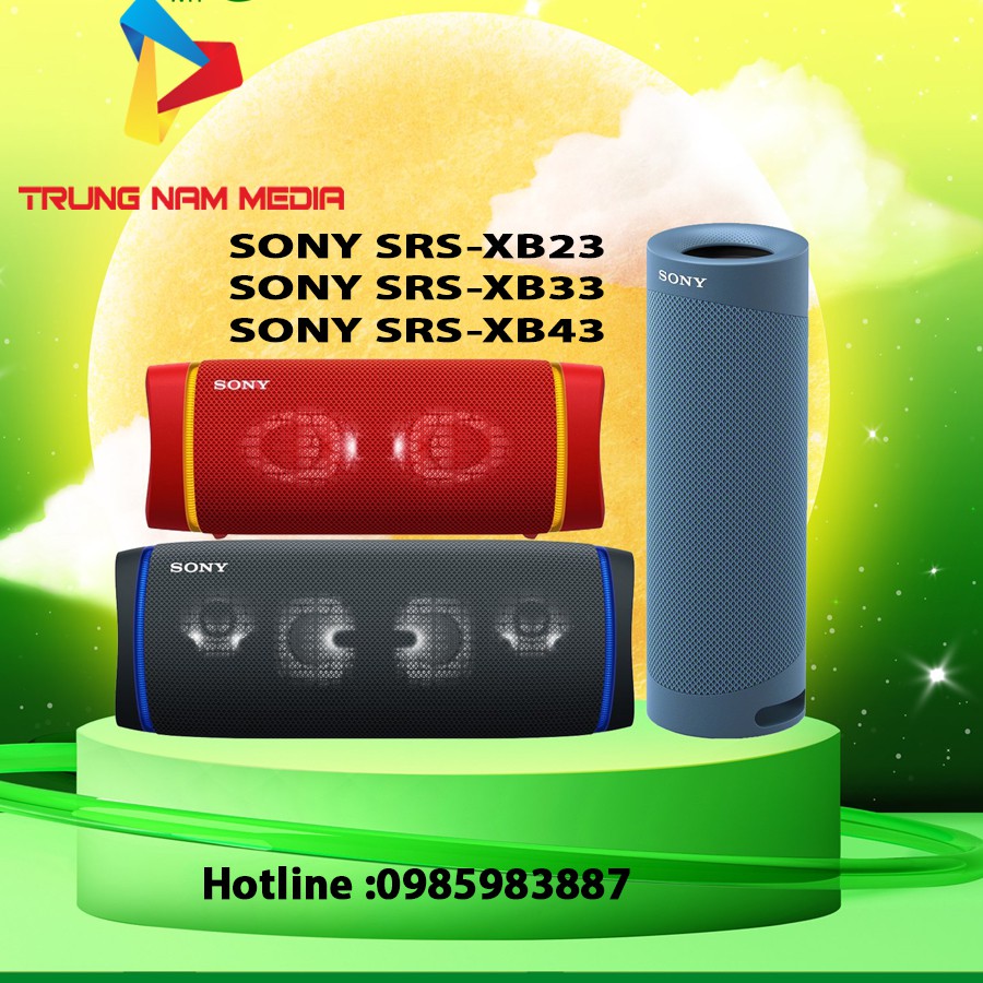 Loa Bluetooth Sony SRS-XB23 Chính hãng- Mới 100%