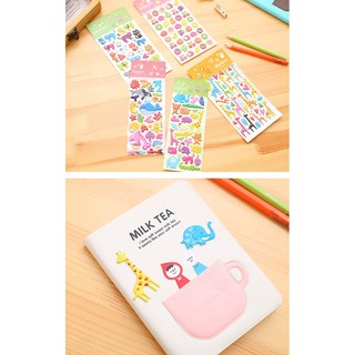 Sticker set hình dán nổi cute