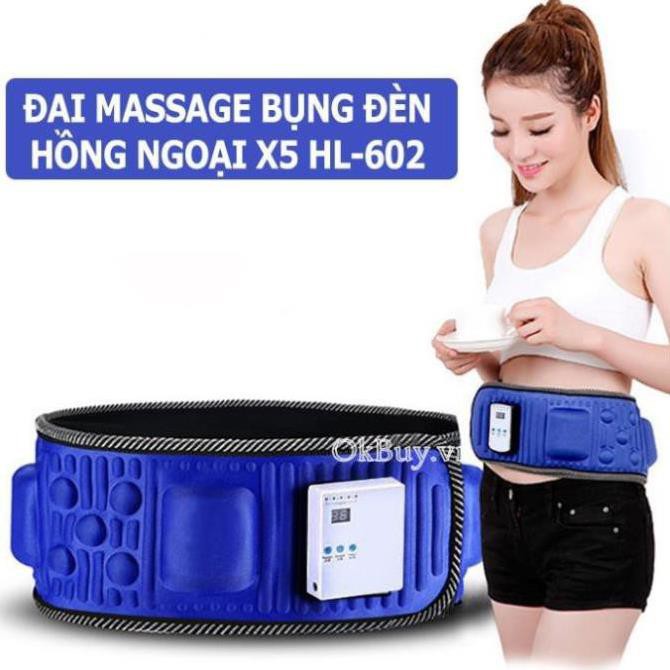 [ HÀNG CAO CẤP] Đai massage X5 giảm mỡ bụng, giảm eo chính hãng.