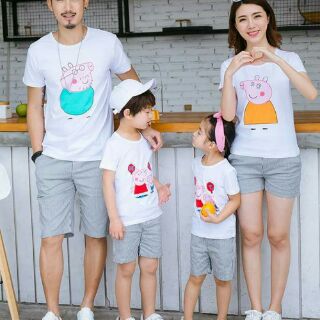 Áo gia đình heo peppa