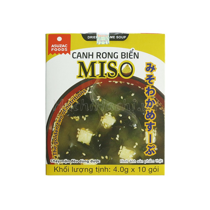 Canh rong biển miso 4gx10 gói - Hachi Hachi Japan Shop