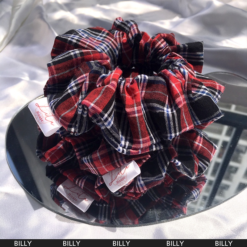 BILLY - Dây chun buộc tóc vải thô Scrunchies Handmade