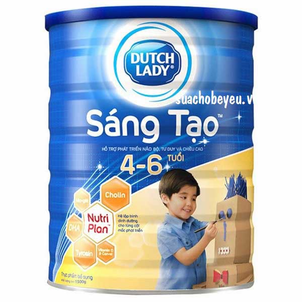 Sữa Dutch Lady Sáng tạo hộp 900g