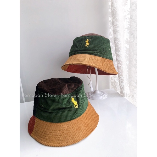 N1314 - Nón vành tròn phối màu Polo