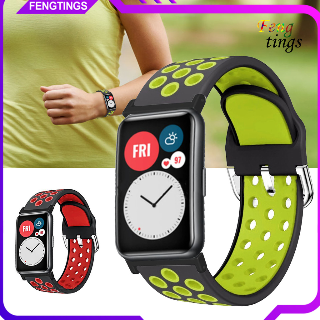 Dây Đeo Silicon Thay Thế Cho Đồng Hồ Thông Minh Huawei Watch Fit K1