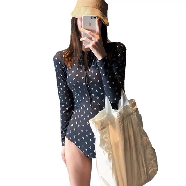 [CLIP- ẢNH THẬT] Bikini Đi Biển Dài Tay Giá Rẻ Quảng Châu Chất Đẹp Đồ Bơi Nữ Dài Tay Chống Nắng K4-A7 | BigBuy360 - bigbuy360.vn