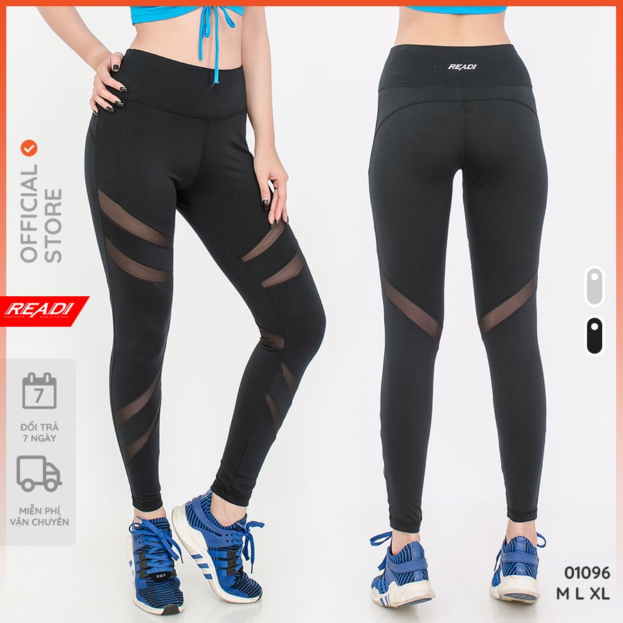 Quần tập gym yoga nữ dáng dài nâng mông READI - 01096