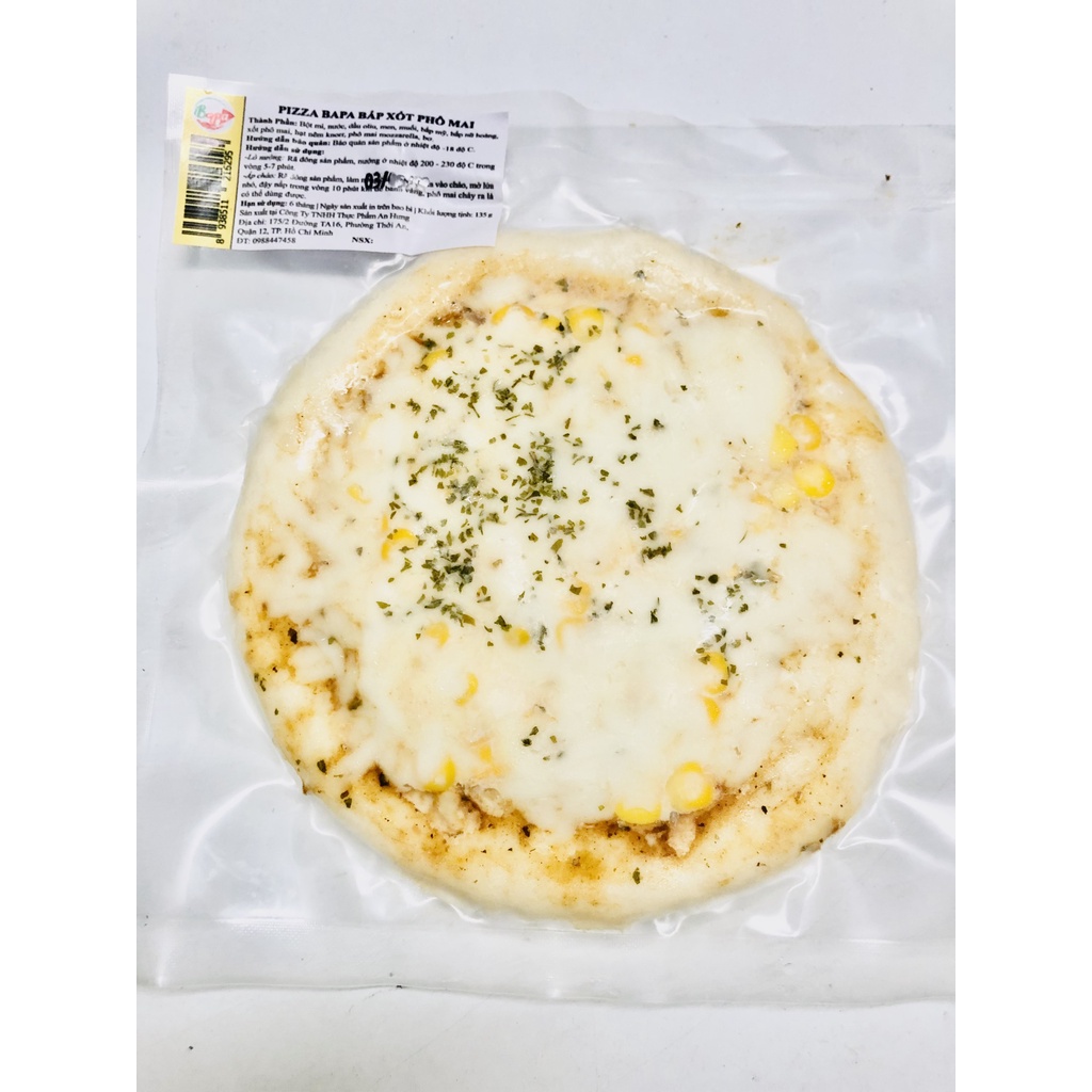 Bánh Pizza chế biến sẵn size 15cm, Đủ Vị, chưa nướng