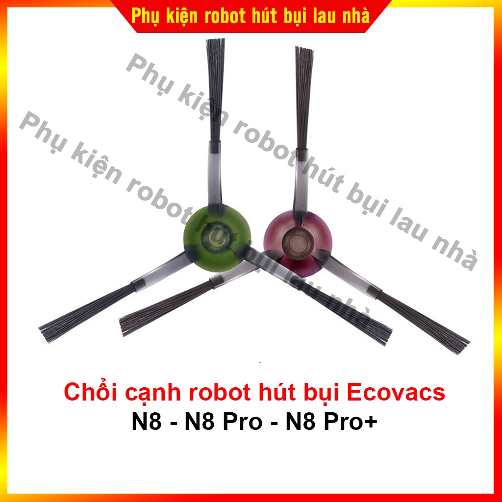 Khăn lau, chổi cạnh, lọc bụi, chổi chính robot hút bụi Ecovacs N8, N8 Pro, N8 Pro+