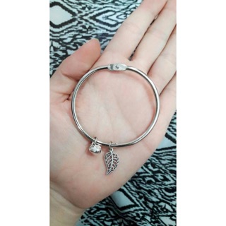 Combo 10 vòng kiềng gắn charm xi bạc