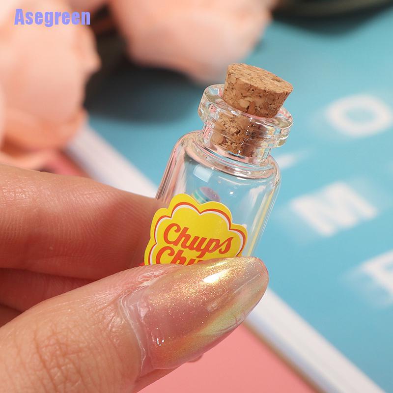 Mô Hình Kẹo Mút Tráng Miệng Kèm Hộp Đựng Tỉ Lệ 1 / 12 Trang Trí Nhà Búp