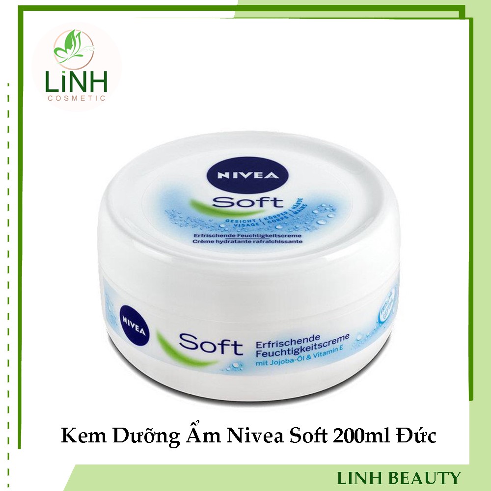 Kem Dưỡng Ẩm Nivea Soft 200ml của Đức