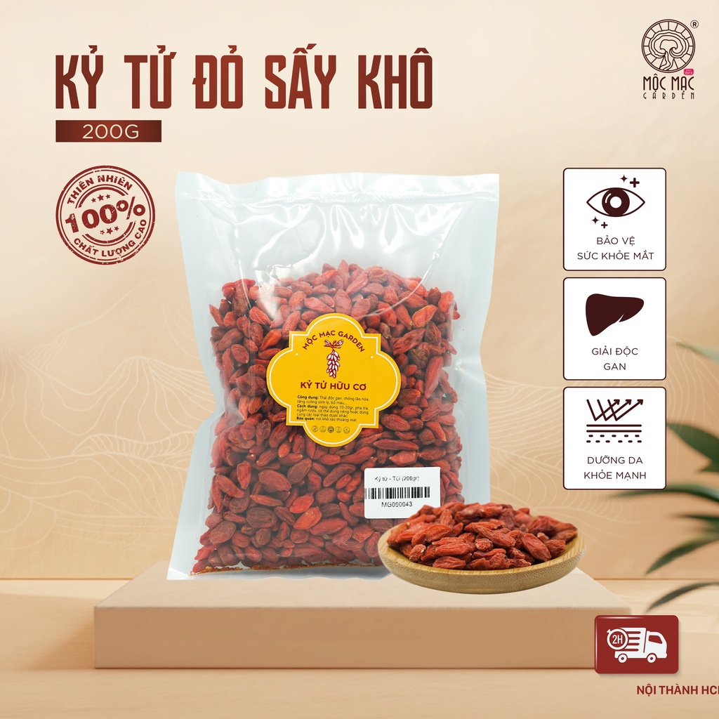 Kỷ tử hữu cơ MMG 200g