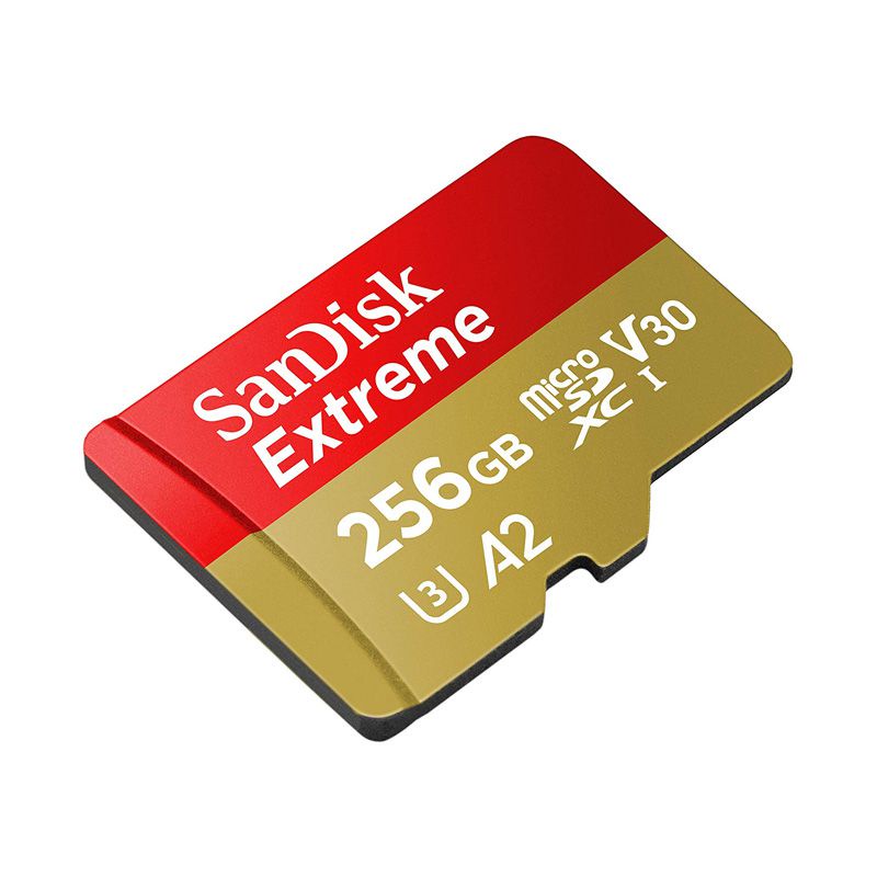 Thẻ Nhớ 256GB MicroSD SanDisk Extreme A2 V30 U3 Class 10 UHS-I 160MB/S Tốc Độ Siêu Cao