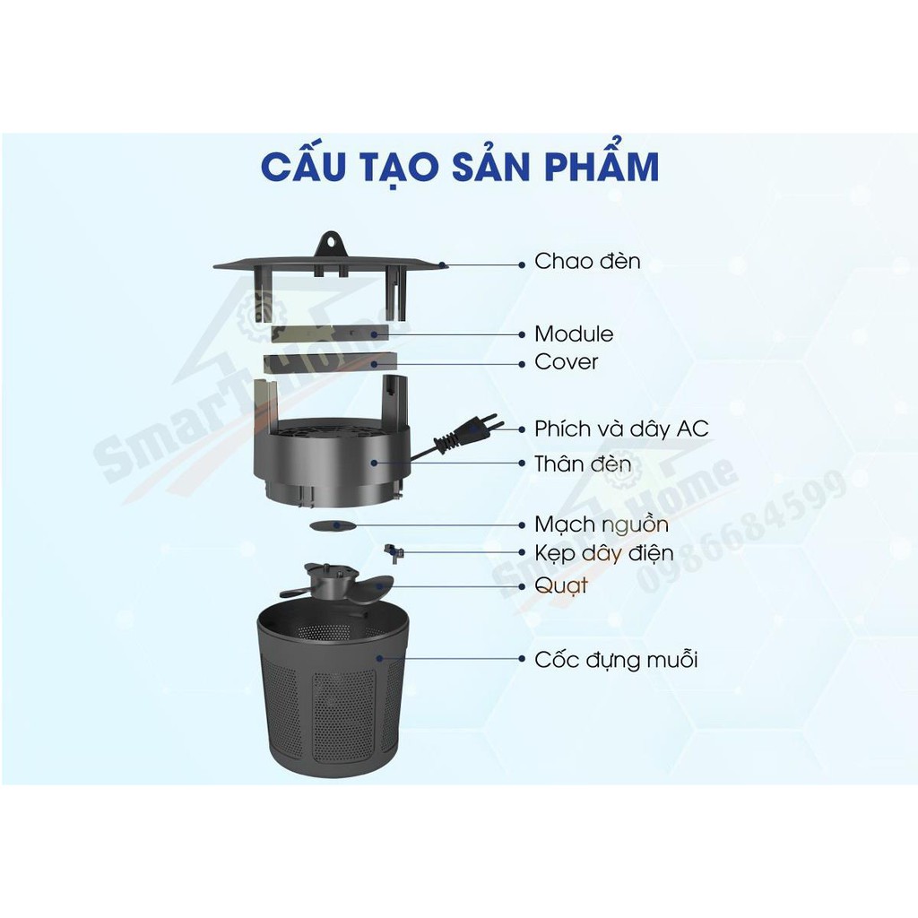 Đèn bắt muỗi thông minh chính hãng - ảnh sản phẩm 2