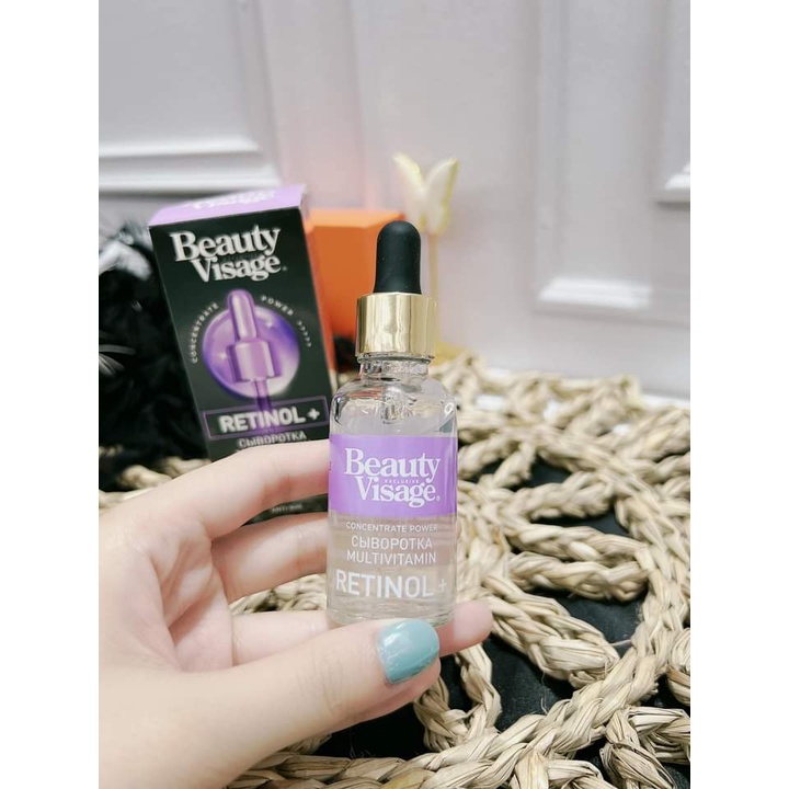Serum trắng da Beauty Visage dưỡng trắng da mặt mờ thâm mụn mờ nám tàn nhang se khít lỗ chân lông. [ Tặng máy masage]