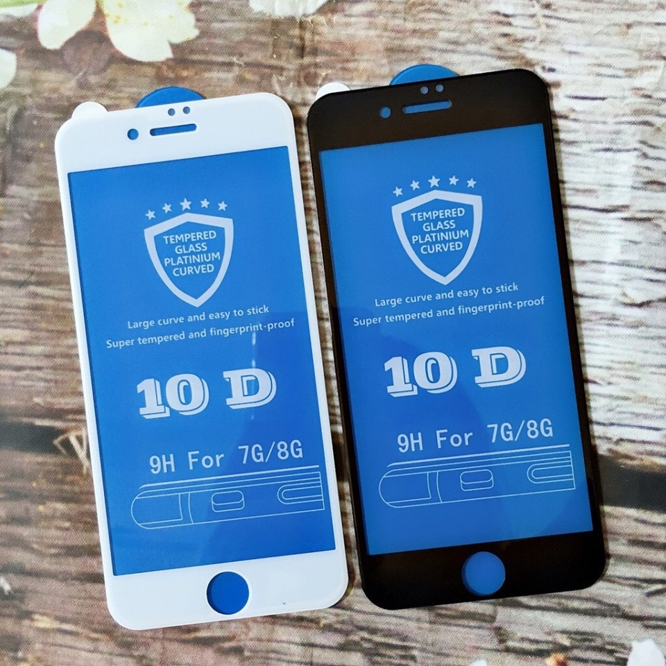 Kính cường lực 10D/tê giác bảo vệ toàn màn hình cho 6/6s->13pm
