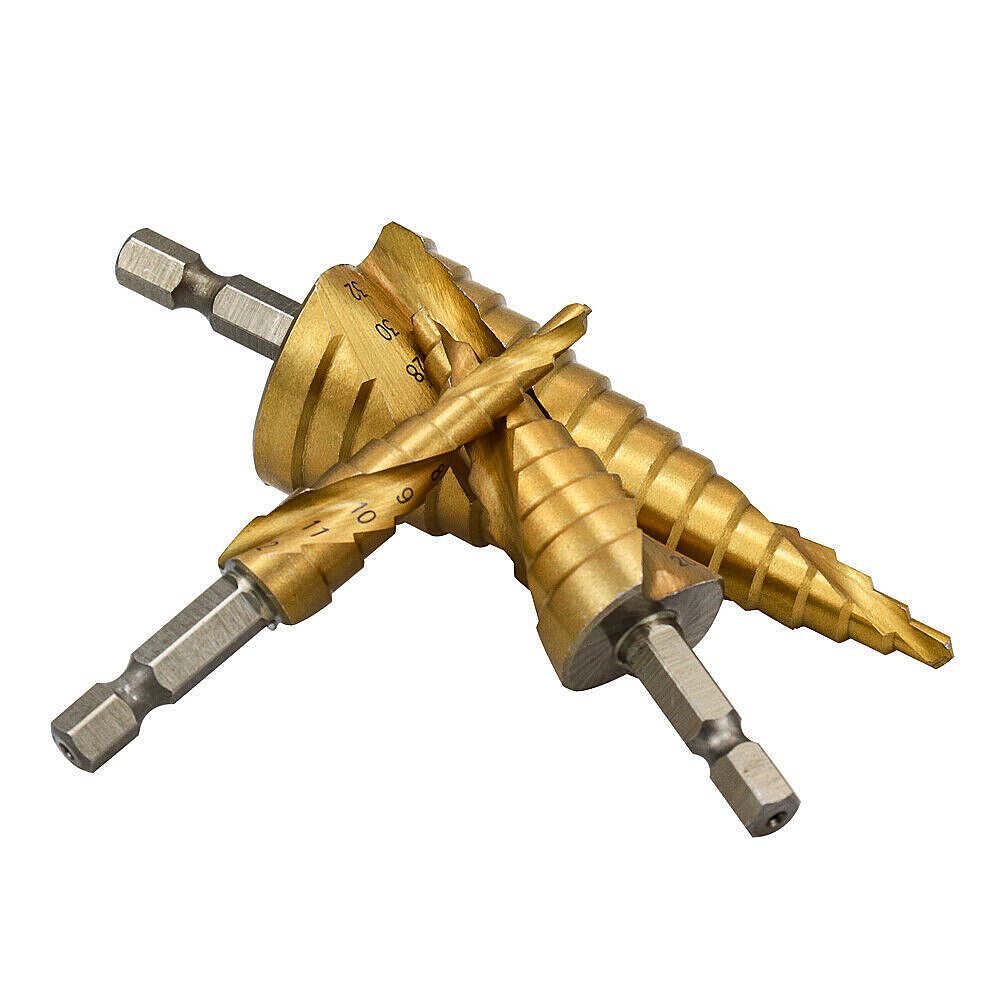 Bộ Mũi Khoan Gỗ Xoắn Ốc HSS 4-12mm 4-20mm 4-32mm