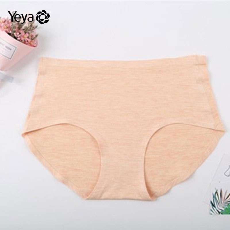 Quần lót YEYA chất cotton màu sắc đơn giản dành cho nữ