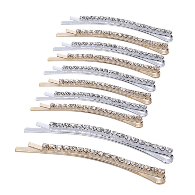 [HÀNG CÓ SẴN] Kẹp tóc đính hạt, pha lê sáng bóng phụ kiện trang sức