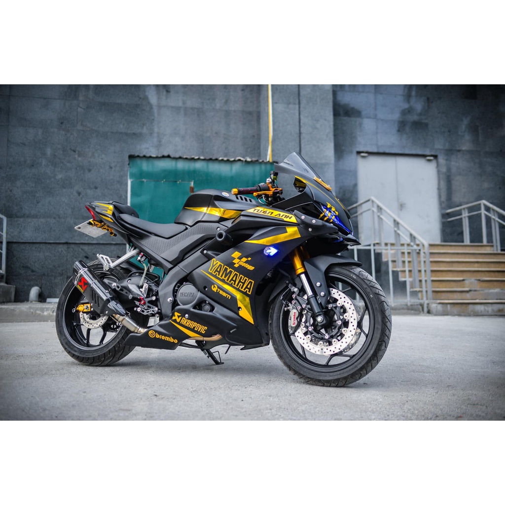 VÀNH TRƯỚC ĐỘ 2 ĐĨA CHO XE YAMAHA R15V3 / MT15 / XSR155 / Z300 / NINJA 300 / R3 / MT03 Giữ được đĩa nguyên bản.