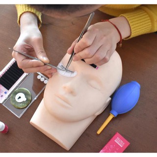 Đầu Silicon Học Nối Mi, Massage, Phun Xăm