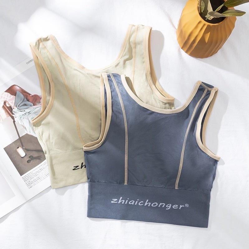 [Giá sỉ] Áo Bra 3 Lỗ Crop Top Gân Nổi Tập Gym Cá Tính 660