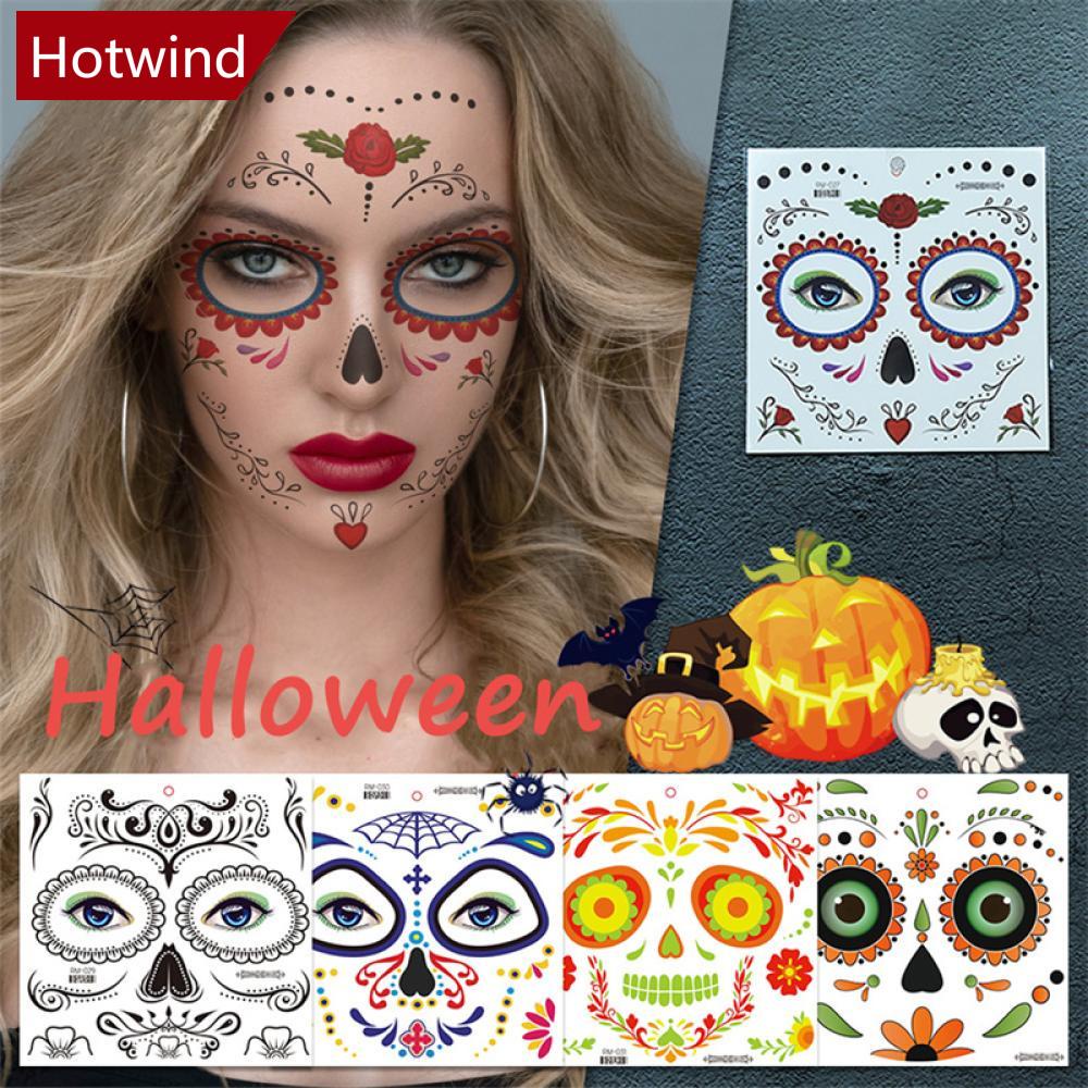 Hình Xăm Dán Tạm Thời I6M4 Họa Tiết Halloween Vui Nhộn Chống Thấm Nước Và Mồ Hôi