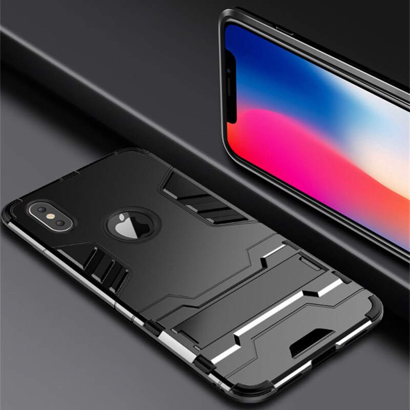 Ốp Lưng Armor Có Giá Đỡ Dùng Cho Iphone X Xr Xs Max 6 6s 7 8 Plus 5 5s Iphone 12 11 Pro Max Se 2020 Xs