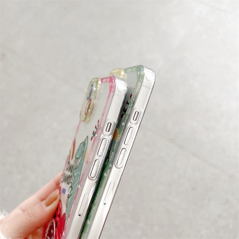 Ốp Điện Thoại Mềm Trong Suốt Chống Sốc In Hình Gấu Pooh Cho iPhone 14 13 12 11 Pro Max XR X XS Max 7 8 Plus