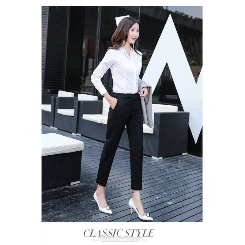 Quần âu nữ công sở trung niên thiết kế chất vải 2 biên dày cao cấp hàng vnxk đẹp kiểu Quần tây học sinh dáng hàn quốc | BigBuy360 - bigbuy360.vn