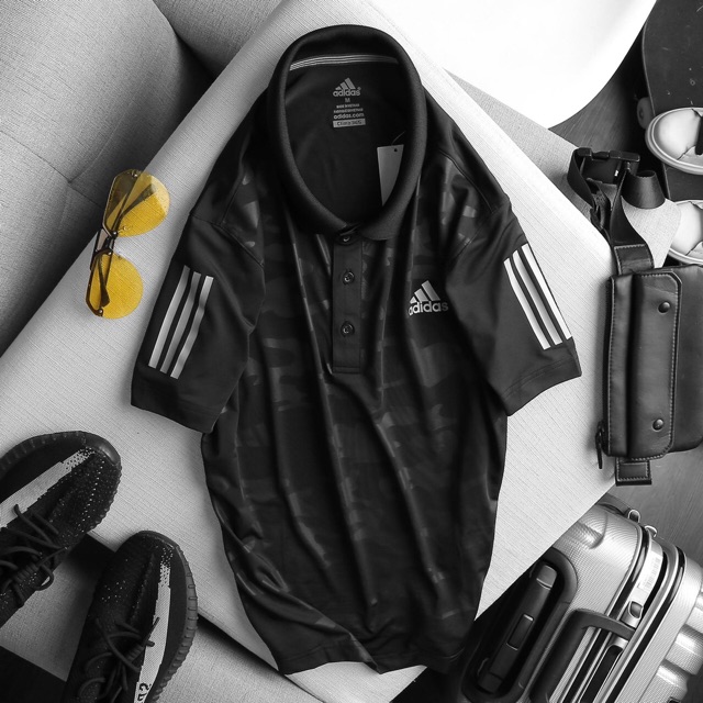 Áo thun cổ bẻ adidas