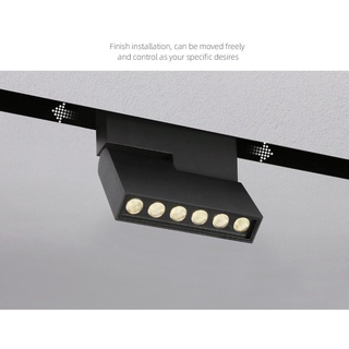  ĐÈN LED  RAY NAM CHÂM 48V GẬP TIÊU ĐIỂM 6W 12W.  lưu ý đèn chỉ dùng cho thanh ray nam châm   