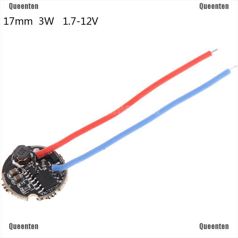 ★Queen 1Pc 3W LED driver 17mm/20mm DC3.7V 1 Mode 5 Mode LED Flashlight Driver
