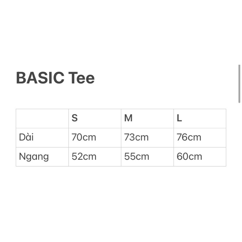 Áo Basic Tee