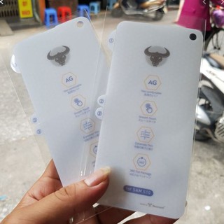 Miếng dán PPF AG nhám chống vân tay cho Samsung S10/ S10 PLus/ S10 5G