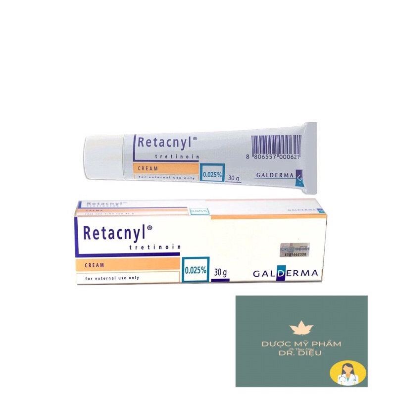 ✅ Chính hãng kem giảm mụn Tretinoin Retacnyl 30gr