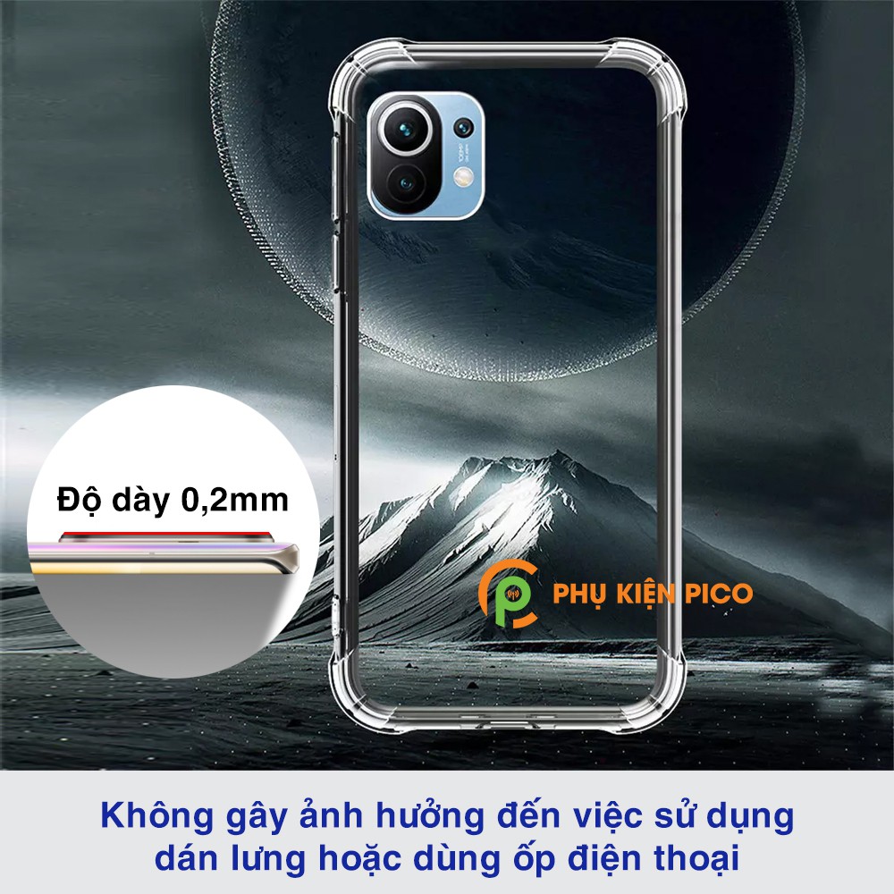 Cường lực camera Mi 11 full cụm camera trong suốt khoét lỗ cảm biến và flash – Dán camera Xiaomi Mi 11