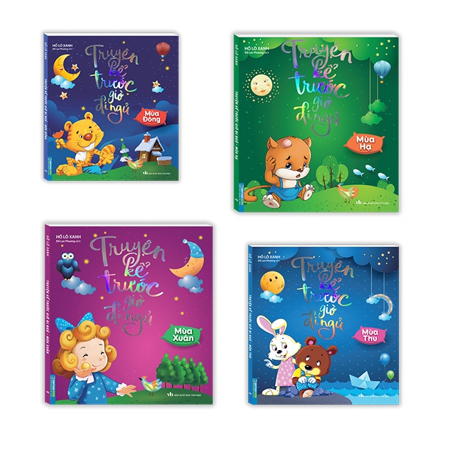 Sách - Combo Truyện kể trước giờ đi ngủ 4 mùa ( Mùa Xuân , Mùa Hạ , Mùa Thu , Mùa Đông)
