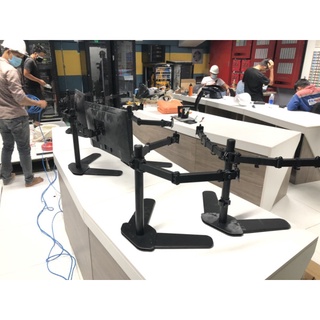 Giá đỡ 2 Màn Hình Máy Tính Để Bàn Đứng Đôi Tay 360 Độ cho màn hình 10-27inch- M042 xoay 360 độ giá rẻ